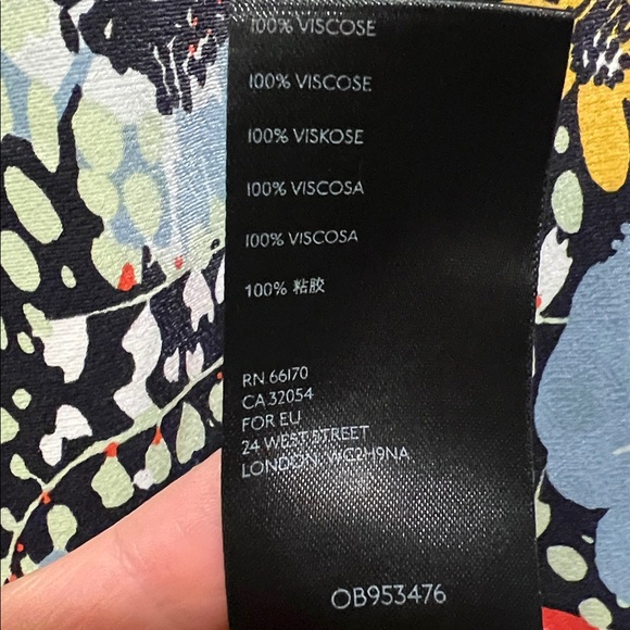 Anthropologie Elyse Printed Bias Slip Midi Dress Size S - Picture 11 of 12